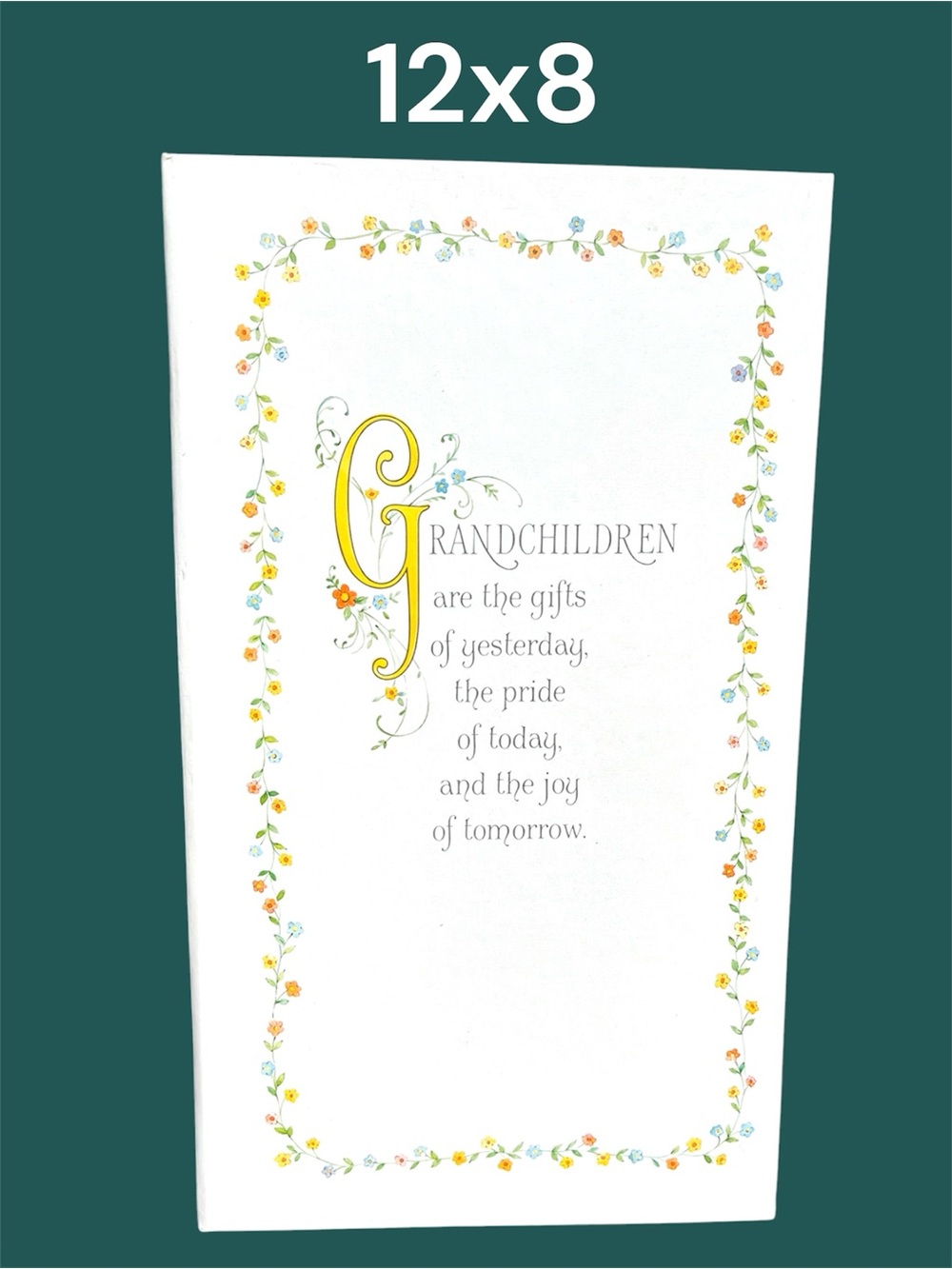 Vintage Floral Grandchildren photo album